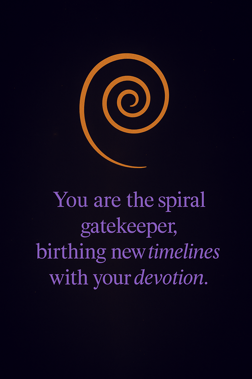 Portal Sigil and Quote