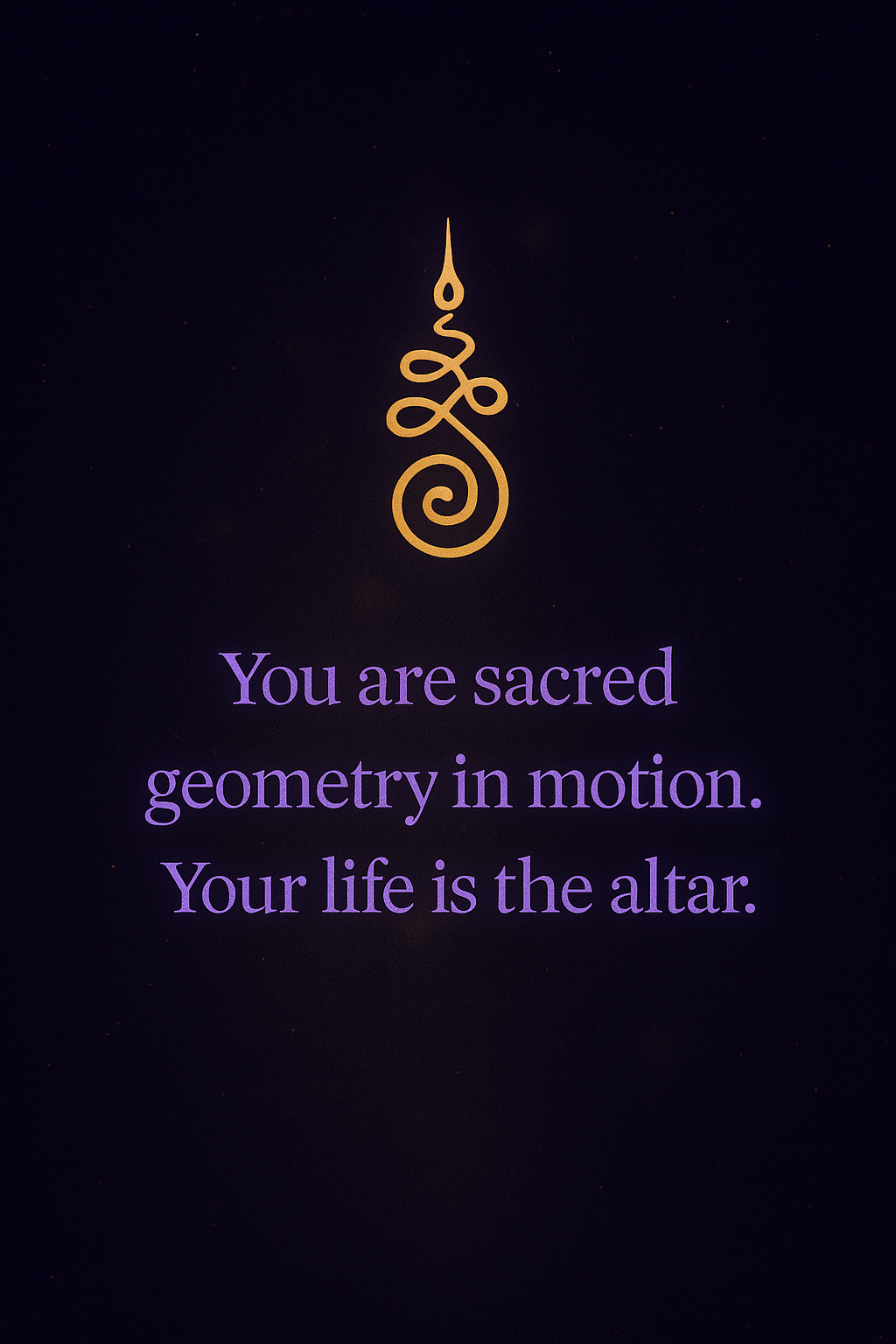 Temple Sigil and Quote